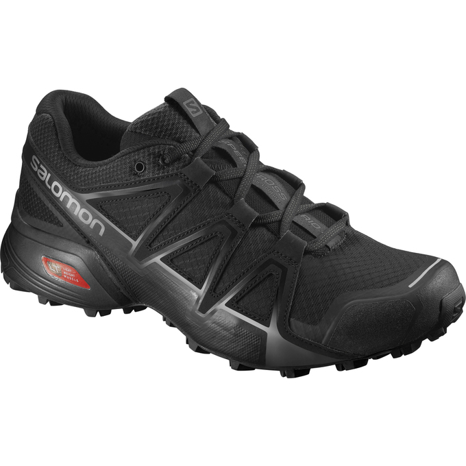 SALOMON SPEEDCROSS VARIO 2 Philippines - Men's Trail Running Shoes - Black | 496871-OIA